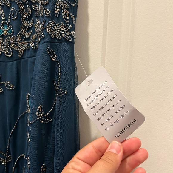 Pisarro Nights Beaded Mesh Gown - Picture 7 of 10